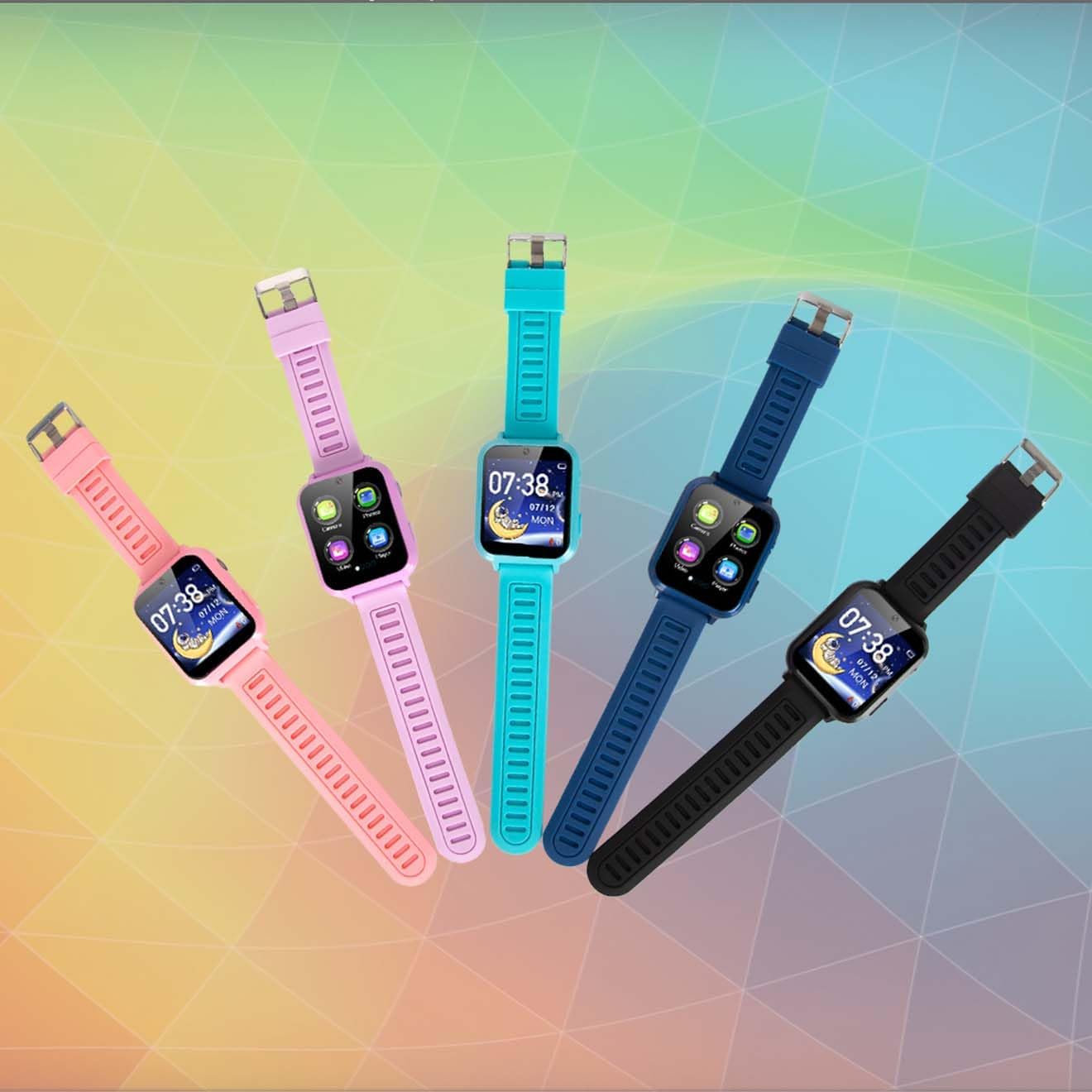 Kids Smart Watch, Toddler Watch Toys for 3-12 Ages Year Old, Smartwatches with 24 Learning Games Video Camera Pedometer Music Alarm Flashlight, Birthday Gift Boys Girls Kids, Educational Kids Smart Watch, Toddler Watch Toys for 3-12 Ages Year Old, Smartwatches with 24 Learning Games Video Camera Pedometer Music Alarm Flashlight, Birthday Gift Boys Girls Kids, Educational